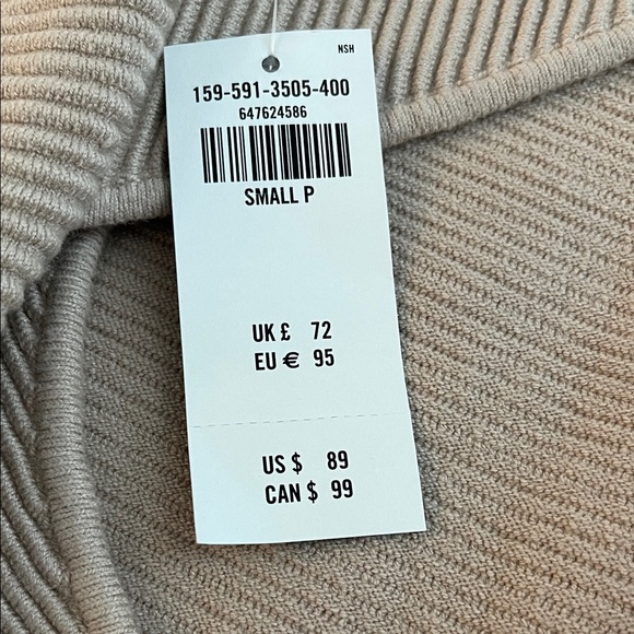 Abercrombie & Fitch Ribbed Mini Dress - Brown - Picture 3 of 6